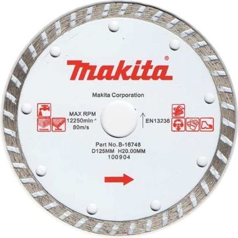 Disque à tronçonner diamanté Makita Turbo 125 mm