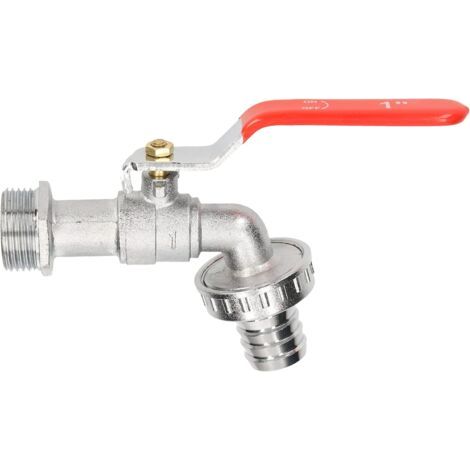 Robinet de sortie à bille avec raccord de tuyau 1" comme embout extérieur-NANOTEH (1/5)