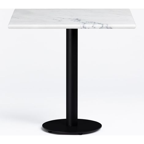 Table de Bar Carrée en Marbre Rocher SKLUM  60 cm