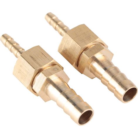 2 Stück 4-8 mm Messing-Schlauchverbinder-Reduzierstopfen (1/5)