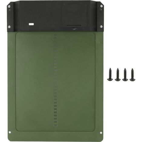 Détection automatique de lumière de porte de poulailler, étanche IP44, alimentée par batterie, porte de poulailler verte (1/5)