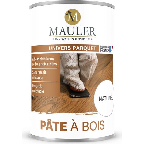 Rebouchage trous, fissures & fentes bois - 240g Naturel - Qualité air A+ - Pâte à bois Mauler