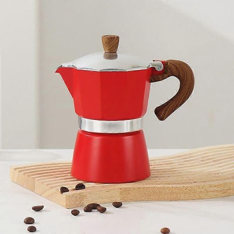 Cafetière italienne en aluminium de 150 ml, style européen, cafetière moka octogonale (1/5)