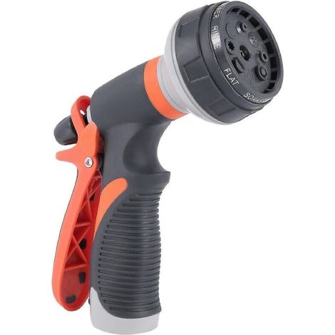Hose Nozzle Garden Hose Nozzle Hose Spray Nozzle Leak Free High Pressure Heavy Duty 8 Pattern For Wa (1/5)