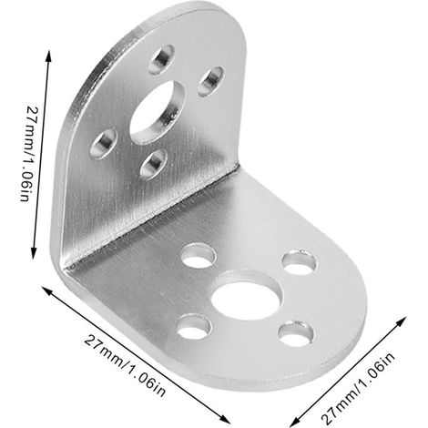 2-teilige L-förmige Aluminiumhalterung für Pitsco Tetrix Robotics Ersatzteile (1/5)