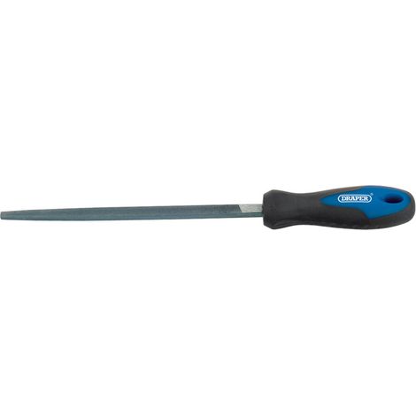 Draper 44956 Square File with Handle, 200 mm - Durable Hand Tool for Metalworking and Filing Tasks