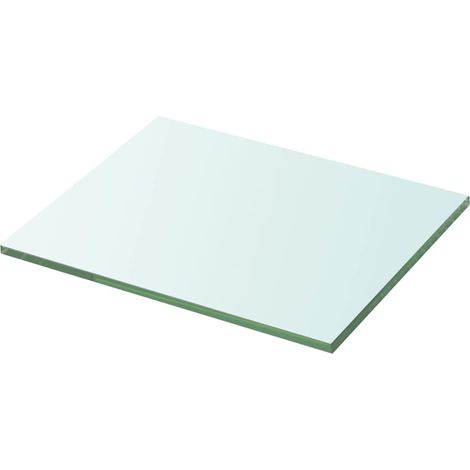 Maison Exclusive - Regalböden 2 Stk. Glas Transparent 20x20 cm