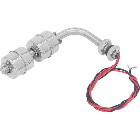 Capteur de niveau d'eau à flotteur en acier inoxydable pour pompe de piscine, aquarium, bassin, 0-110 V CA/CC, longueur 100 mm (1/5)