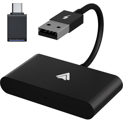 Adaptateur Android Auto Sans Fil - Pour Système Android Auto Filaire - Compatible Android 12 Et Supérieur - USB/USB-C - 1 Pièce (1/5)