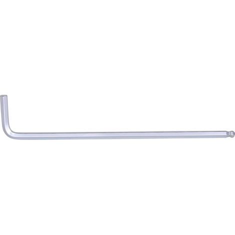 - Chiave maschio - Chiave esagonale - Testa a sfera lunga - Acciaio legato - Per meccanici generici - Argento - 5 mm (1/5)