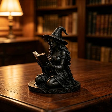 Livre de magie de sorcière de style gothique imprimé en 3D, un objet décoratif et artisanal très populaire pour le salon.