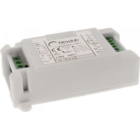NEWLAB DALI-CC Dimmer Monocanale in Corrente Ingresso DALI PUSH POT 1-10V CC Regolabile da 170mA Fino a 1050mA DC 8V-53V
