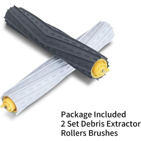 Accessoires de Brosse pour iRobot Roomba 800 & 900 Série, Brosse Principale pour 860 861 865 866 870 871 880 885 886 890 900 960 966 980 Robot Aspirateur avec 4 Brosses en Caoutchouc (1/3)