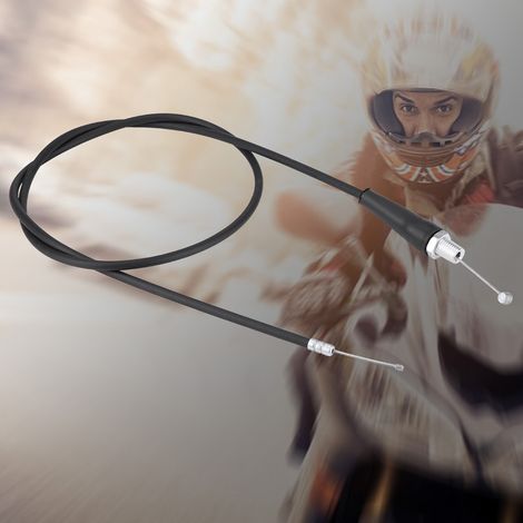 Câble d'accélérateur de guidon de moto modifié (un) (Noir M10) (1/5)