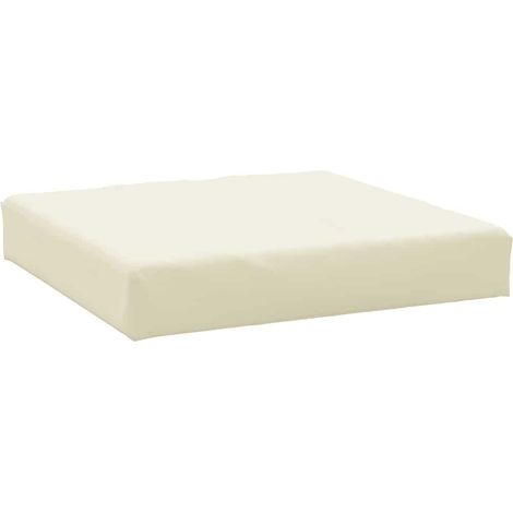 Cojín para sofá de palets tela Oxford crema 60x60x9,5 cm vidaXL
