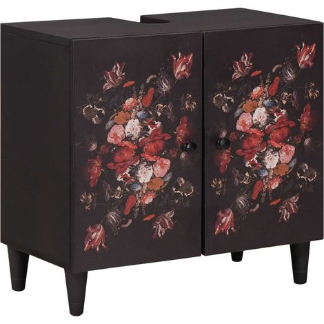 vidaXL Armadio sottolavello con porta Multicolore 62 x 33 x 58 cm