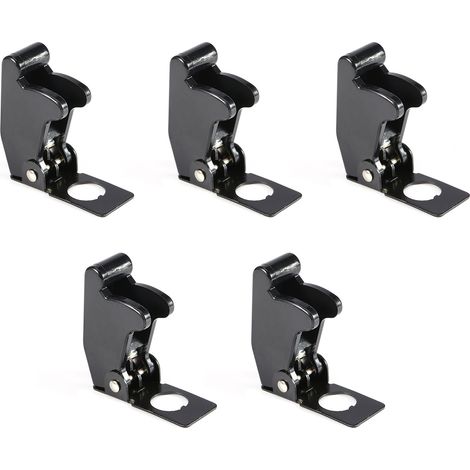 Lot de 5 capuchons de protection noirs pour interrupteur à bascule de voiture (1/5)