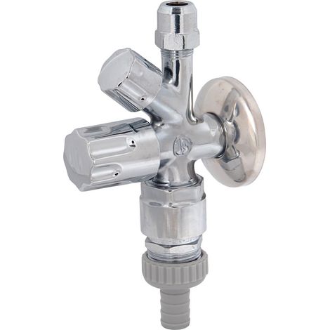 JS KOMBI-ECKVENTIL, SELBSTDICHTEND RB, SV, DESIGNGRIFF, 1/2", POL.CHROM