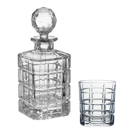 Table Passion - Set de 6 verres à Whisky et carafe en cristal de Bohême Timesquare (1/2)