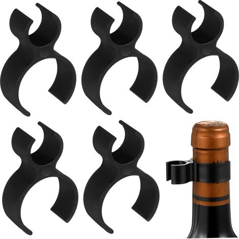 Porte-bougies noirs génériques, clips pour bouteilles en (1/5)