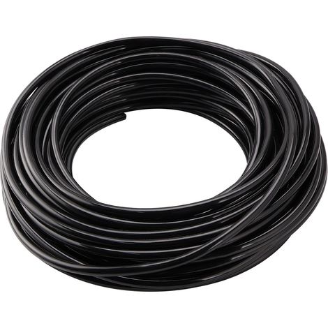 1 Tuyau d'irrigation 20m, Micro Goutte-à-Goutte 4/6 mm, Plastique Noir, pour Jardin Agriculture (1/5)
