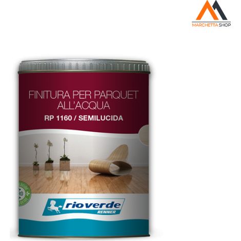 FINITURA PER PARQUET ALL'ACQUA TRASPARENTE SEMILUCIDA 750 ML