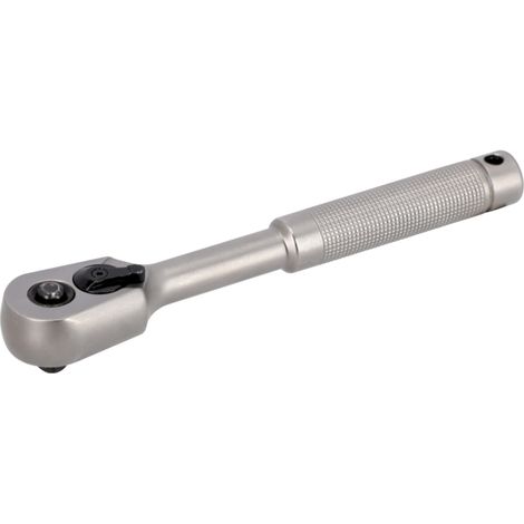 Bahco Birnenförmige 1/4-Umschaltknarre mit 60 Zähne Metallgriff 150mm - Einzelhandelsverpackung (1/4)
