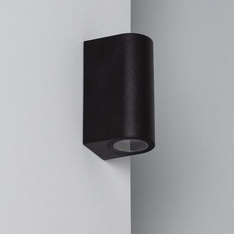 Wandleuchte Aussen doppelseitige Beleuchtung Gala Schwarz Schwarz (1/5)