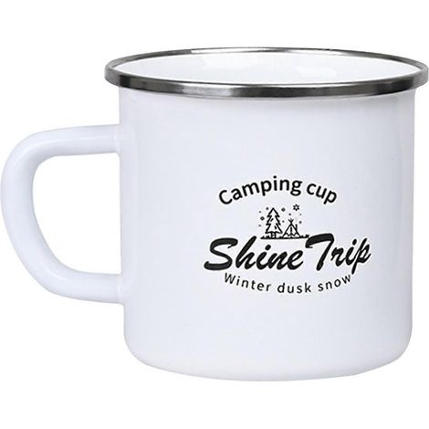 Mug de camping en émail, tasse à thé, mug à café, mug à thé en émail, cadeau pour les activités intérieures et extérieures