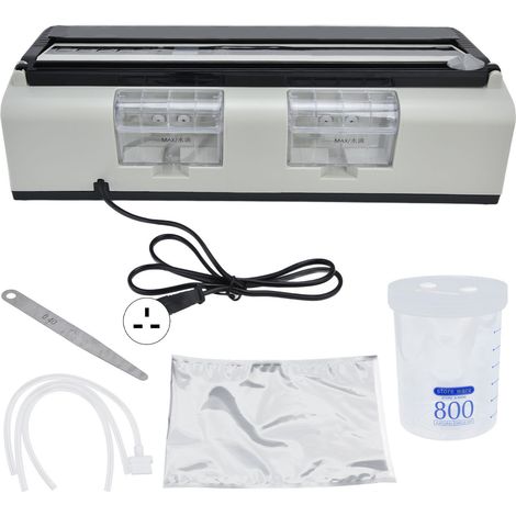 Machine à sceller sous vide 800ml, largeur 8mm, 250W pour cuisine maison restaurant, prise UK 220V (1/5)