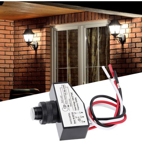 Hochleistungs-Lichtschalter mit Fotofunktion für den Garten, 120–277 V AC, 50/60 Hz (1/5)