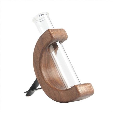 Support de vase à fleurs pour voiture, tube en verre pour plantes fraîches (1/5)