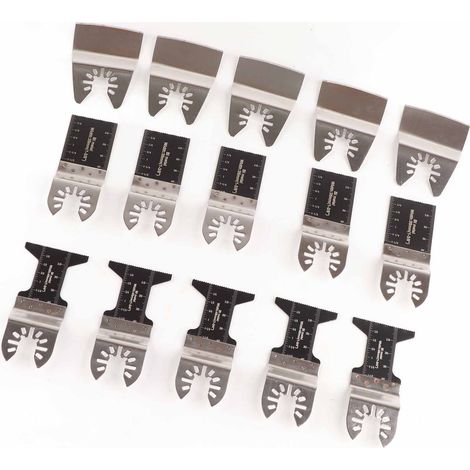 Accessoires pour outils pivotants, accessoires à dégagement rapide de type ouvert, accessoires pour coupe-bordures multifonctionnels, ciseaux bimétalliques courbes de 34 mm et 45 mm, vendus par lots d (1/5)