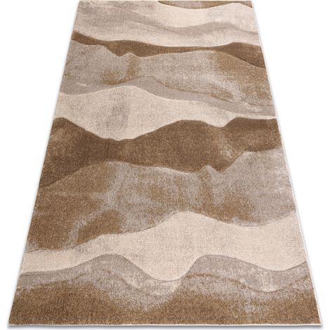 Teppich ARCANA 9047 – beige / hellbraun, Wellen, modern beige 120x170 cm (1/5)