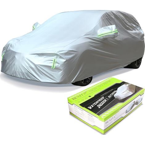 Bache Voiture Extérieur Bâche Automobile Housse Protection pour Auto Étanche Universelle Anti-Rayures Protection UV Durable pour Hayon (jusqu'à 400 cm) (1/5)