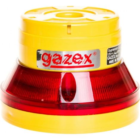 Optisch-akustischer Signalgeber 12V DC, pulsierende LED, rot, 105/70dB, IP54, SL-32