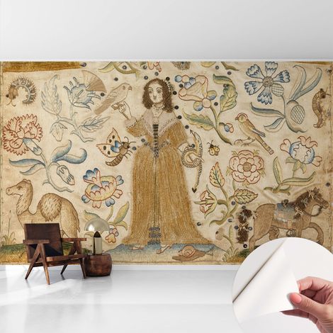 Carta da parati adesiva - lavabile - decorazione murale - per cucina - pellicola decorativa Natura colorata 416x254 cm (1/5)