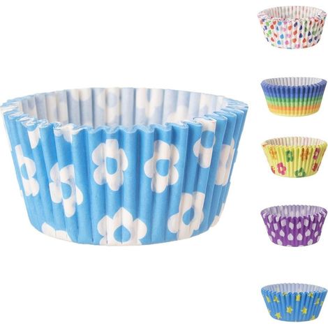 Vasitos de papel para magdalenas y cupcakes 80 unidades (1/4)