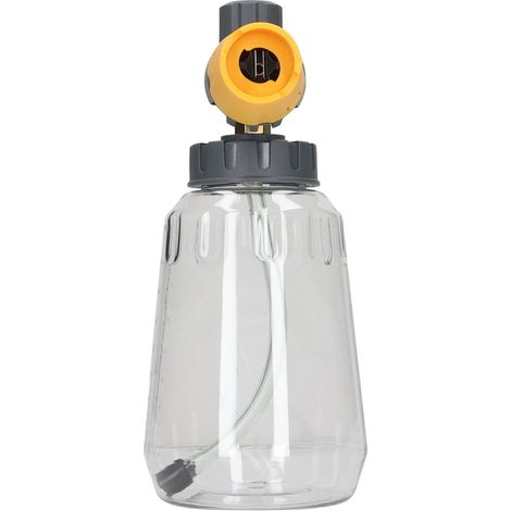 1L 4000 PSI Lance Mousse Réglable Haute Pression Pulvérisateur Nettoyeur Bidon Raccord Rapide 1/4in NPT Jaune (1/5)