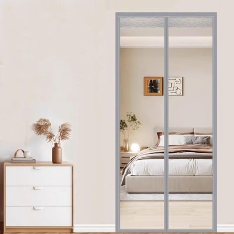 Transparent EVA Hiver Magnétique Rideau de Porte Isolant Thermique (1/5)