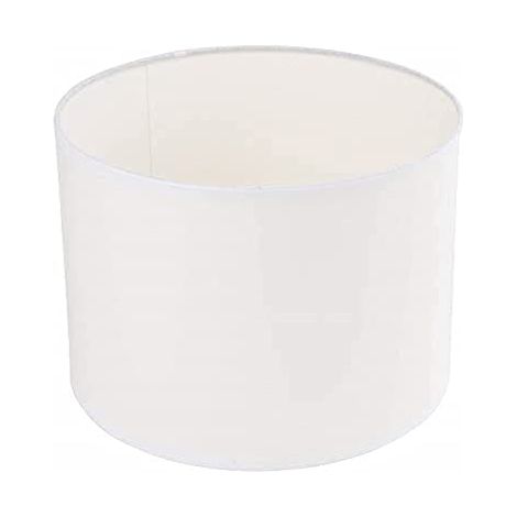 Rayher Hobby 2308302 Paralume, rotondo, ø 25 cm, altezza 15 cm, 100% poliestere, per lampada da terra o a sospensione, anche da dipingere e incollare, bianco (1/4)