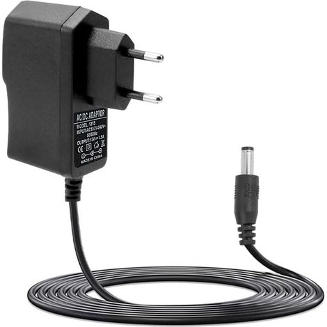 Adaptateur Secteur 12V 1.5A 18W AC/DC 100–240V, 1 m Câble Alimentation Universelle avec Prise DC 5,5 x 2,5 mm Centre Positif Stable pour Bandes LED Caméras Routeurs Radio (1/5)