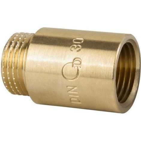 Rallonge Y - Tuyau Flexible En Laiton - Pour Raccordement Hydraulique - Diamètre 12 mm - Longueur 100 cm - 1 Pièce