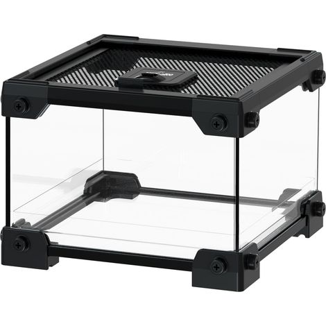 Repti-Zoo Glas-Terrarium mit Netz NAK01B 20x20x15cm (1/5)