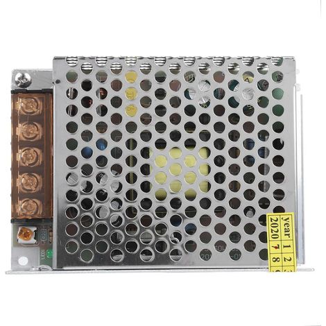 Alimentation à découpage 5 V / 10 A / 50 W pour LED et vidéosurveillance – Modèle S-50-5 (entrée 100–240 V CA) (1/5)