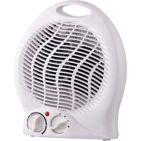 Radiateur Soufflant Salle de Bain avec Thermostat Réglable - Chauffage Soufflant Salle de Bain à Basse Consommation, 2000W - radiateur électrique portatif - Chauffage d'hiver domestique (1/5)
