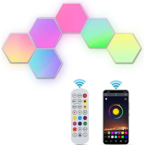 Applique murale LED avec télécommande, idéale pour une chambre, un couloir, un escalier, un salon ou une salle de bain.-AquaForge (1/5)