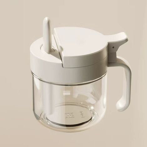 Bocal à Épices en Plastique avec Couvercle Hermétique et Cuillère Intégrée – Pot de Rangement Étanche pour Sel, Poivre et Assaisonnements, Idéal pour la Cuisine-x (1/2)