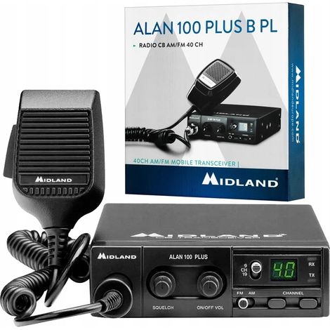 Radio CB Midland Alan 100 A/F B/PL 40 canales AM/FM (1/4)