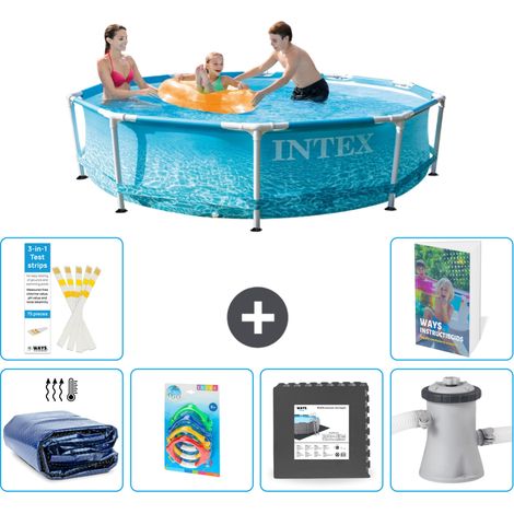 Frame Pool Rund - 305x76 cm - 7-teilig S3